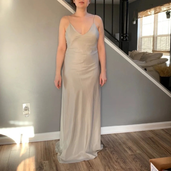 Jenny Yoo • Silver Gown - Picture 8 of 10